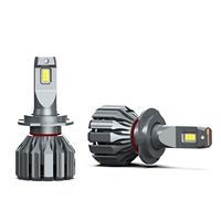 S19 Pro Model Terbaru 110W Daya Kuat dengan Tabung Tembaga Sistem Lampu Otomatis H1 H7 H11 9004 9005 9006 Lampu Depan LED