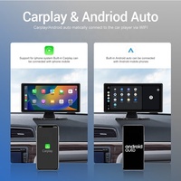 Système tout-en-un CarPlay 4CH de 10,36 pouces, DVR de véhicule 4 canaux, modèle universel multimédia et de divertissement intégré