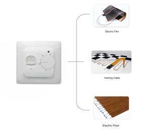 Thermostat mécanique pour chauffage par le sol Telin RTC70, contrôle intelligent <span class=keywords><strong>Nest</strong></span>, pièces pour chauffage électrique par le sol - Product Image 2