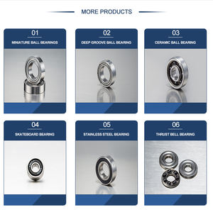 Roulement à billes Miniature <span class=keywords><strong>5x16x5</strong></span>, en caoutchouc et acier chromé scellé, livraison gratuite - Product Image 3