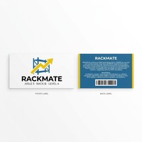Étiquettes de rayonnage en BOPP découpées à la forme, résistantes aux rayures, aux produits chimiques et aux intempéries, de qualité industrielle, pour systèmes de rayonnage d'entrepôt