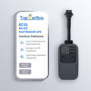 อุปกรณ์ติดตาม GPS รถยนต์ 4G ป้องกันการโจรกรรม Trackerking EC33 ติดตามแบบเรียลไทม์ ตัดน้ำมัน ตรวจจับ ACC สำหรับการจัดการกลุ่มรถ - Product Image 1