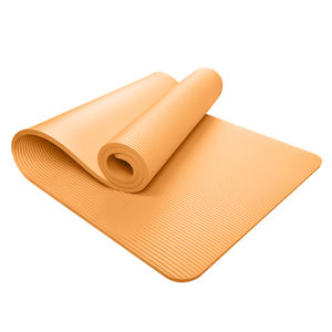 Esterilla de Yoga NBR personalizada ecológica de 10mm de grosor con superficie impermeable antideslizante rebote suave de 183cm de longitud para entrenamiento en casa - Product Image 1