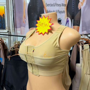 Reggiseno da donna senza cuciture imbottito <span class=keywords><strong>push</strong></span>-<span class=keywords><strong>up</strong></span> post-operatorio con chiusura frontale, reggiseno a gilet, <span class=keywords><strong>intimo</strong></span> modellante regolabile, reggiseno sportivo - Product Image 6