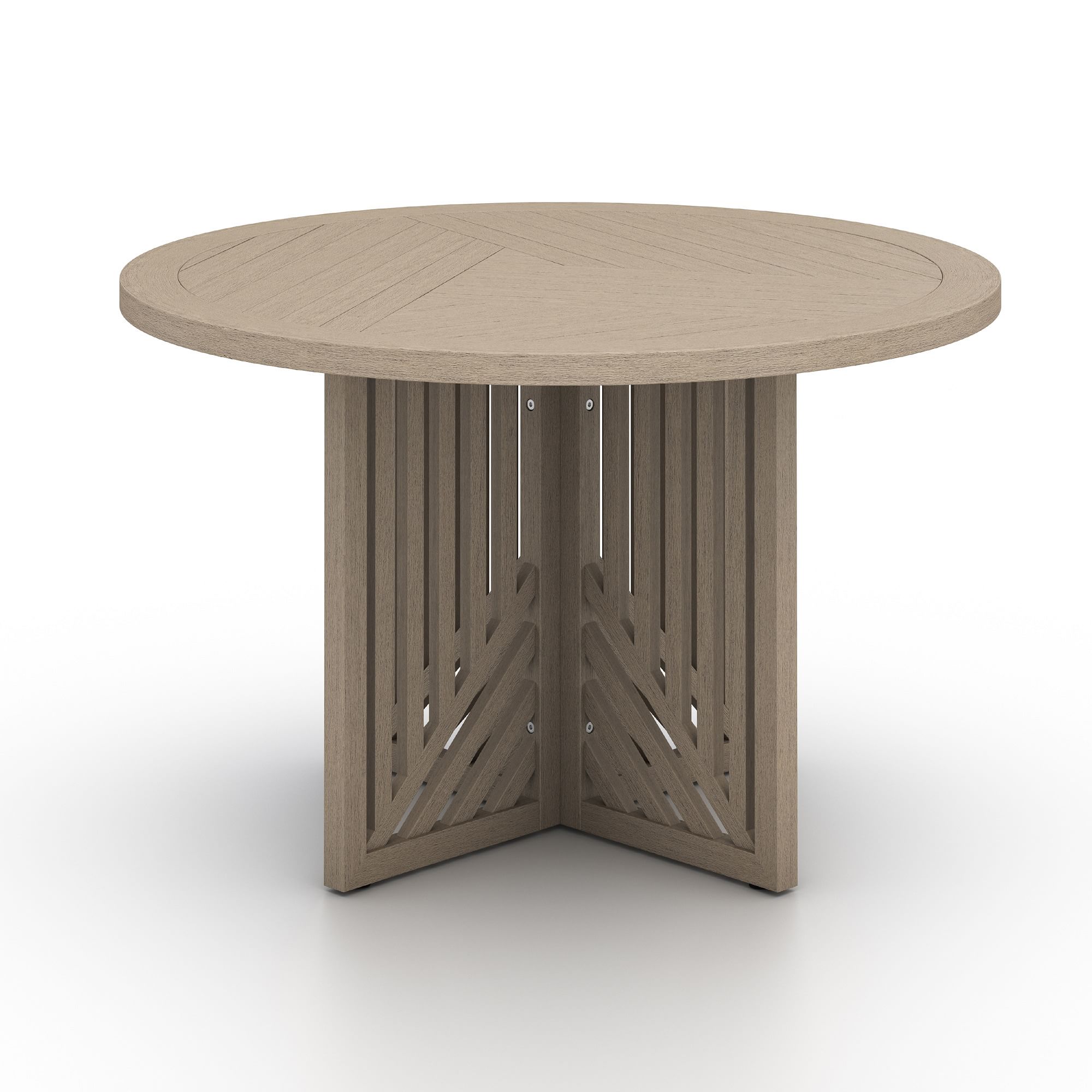 Garden Furniture Dining Teak outdoor Set Wooden Round Table  table and chairs