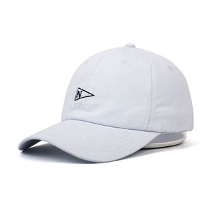 Gorra de Béisbol Personalizada Profesional de 6 Paneles para Adultos Unisex, Sin Estructura, Blanca, de Secado Rápido, de Poliéster, con Bordado y Cierre de Velcro - Product Image 1