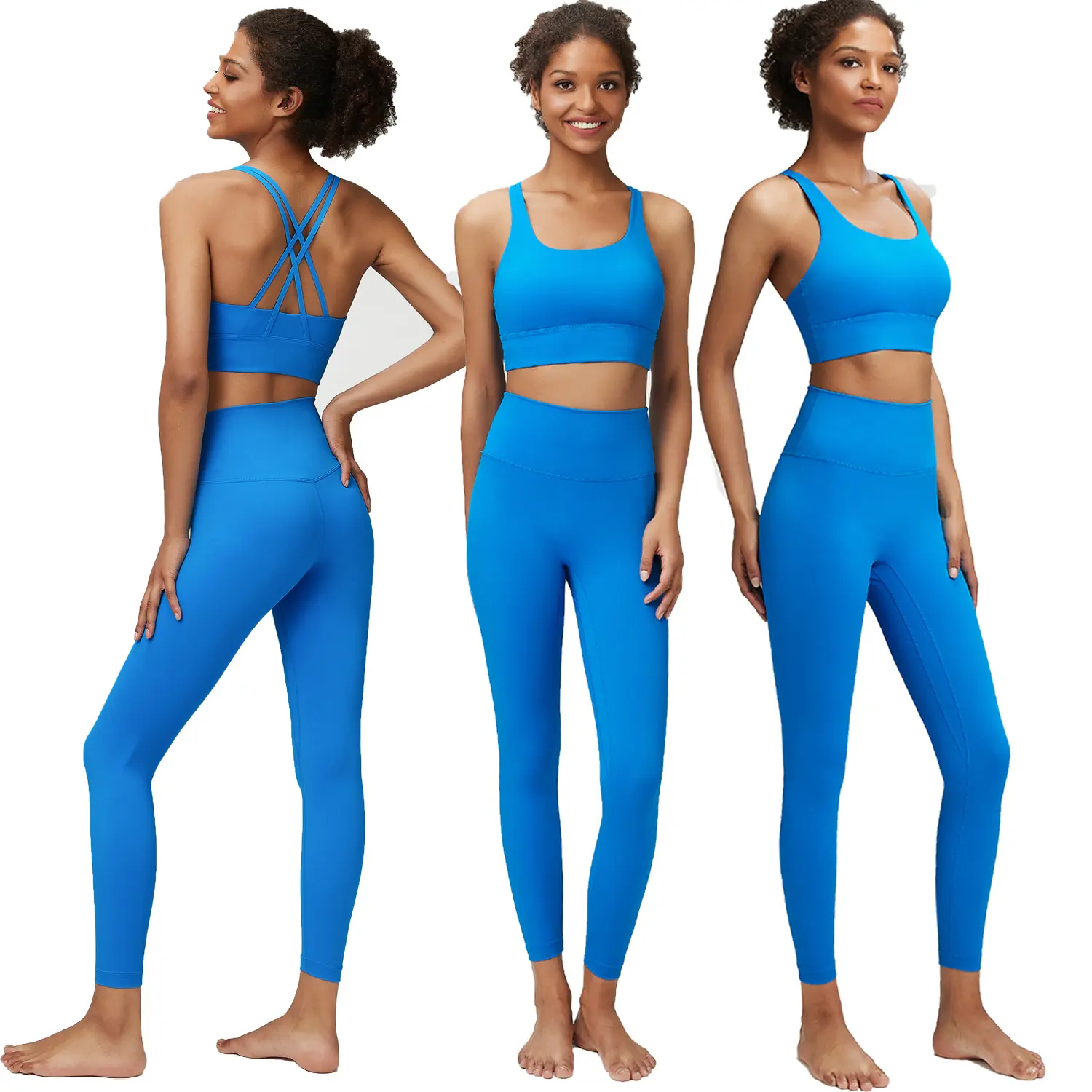 Soutien-gorge de sport rembourré à séchage rapide ensemble de yoga fitness vêtements de sport pour femmes séchage rapide fitness yoga 2 pièces ensembles de fitness