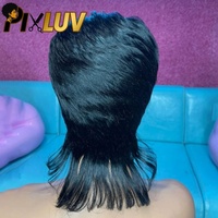 Perruques Courtes Chioma en Cheveux Humains Naturels, Cheveux Vietnamiens Bruts, Confectionnées à la Machine, Sans Colle, Transparentes, Prêtes à Porter, Vente en Gros Direct Usine
