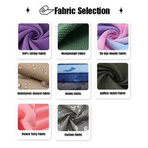 Người Đàn Ông Của Quá Khổ Nổi Áo, Mùa Đông Crop Terry 100% Cotton Màu Đen Cổ Điển In Kỹ Thuật Số - Product Image 5