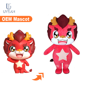 Uyeah Tùy Chỉnh Dành Cho Người Lớn Kích Thước <span class=keywords><strong>Madagascar</strong></span> Sang Trọng Mềm Sư Tử Linh Vật Trang Phục - Product Image 3