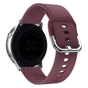 CAOWTAN silicona Original 20mm 22mm correa de banda para Samsung Galaxy <span class=keywords><strong>Watch</strong></span> Active <span class=keywords><strong>2</strong></span> Gear S3 3 pulsera para <span class=keywords><strong>Huawei</strong></span> <span class=keywords><strong>GT</strong></span> <span class=keywords><strong>2</strong></span> Correa de reloj - Product Image 6