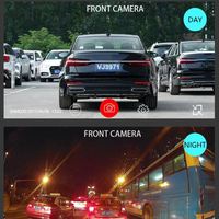 Caméra de tableau de bord 3 canaux pour caméra de voiture 1080P Enregistreur vidéo Dashcam Boîte noire Double objectif à l'intérieur de la voiture DVR Caméra de recul accessoire de voiture