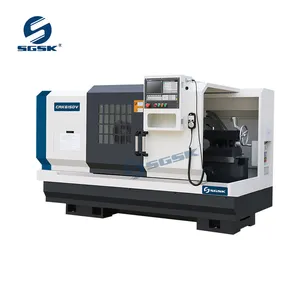 Cnc canlı takım torna CAK6150V makinesi metal işleme için cnc torna