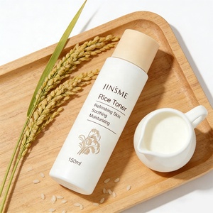 Custom Rice Toner OEM ODM 150ml <b>Liquid</b> Green Tea Hyaluronic Acid <b>Vitamin</b> C Glycerin Moisturizing Anti-Aging Exfoliator Whitening - Product Image 4