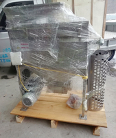 Désamorceuse, broyeur et presse à raisin commerciaux en acier inoxydable 304, capacité 500 kg/h, avec moteur
