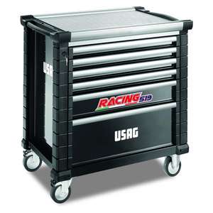 USAG - U05190566 Armoire à roulettes Racing-6 tiroirs (vides)-EAN 8010239923966 ROLLING WORKSHOPS ROLLER CABINETS - Product Image 1