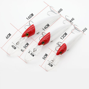 Lebole ABS Big Minnow, leurre de traîne pour maquereau, design <span class=keywords><strong>aiguille</strong></span> verte huile de mer, tailles 16CM/14CM/12CM - Product Image 1
