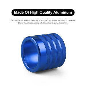 Accessoires de modification automobile pour Toyota FJ Cruiser 07-21, manchon de levier de vitesse en aluminium et cache de frein à main pour d'autres voitures - Product Image 1