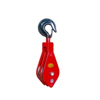 Poulie de traction robuste de 20 tonnes, bloc à plusieurs rouleaux, câble en acier de 10 m, récupération tout-terrain
