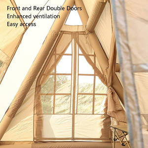 Tente gonflable à installation rapide, aucun outil nécessaire, tente de camping gonflable avec moustiquaire respirante pour une utilisation estivale - Product Image 5