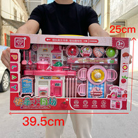 Juego de Cocina de Juguete de Plástico Mini para Niños, para Juego de Imitación, Regalos Educativos para Niños y Niñas