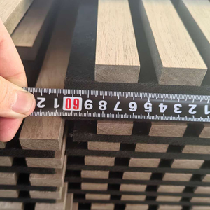 Cong rãnh MDF sóng tường Bảng điều khiển trang trí vòng/linh hoạt sáo MDF 3D Hội Đồng Quản trị gỗ Veneer sóng Hội Đồng Quản trị MDF - Product Image 5