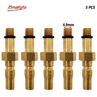 Ensembles d'adaptateurs de gaz HPA en cuivre doré Zimakyfa pour outils pneumatiques, modèle OEM AFG # JT-GLOCK-5 Garantie d'un an