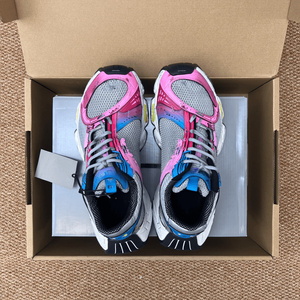 Chaussures décontractées style marche, baskets colorées respirantes à semelle épaisse, chaussures de luxe de créateur de qualité supérieure, baskets de course et de basketball - Product Image 5