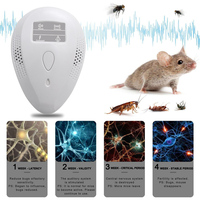 Dernier répulsif à ultrasons à contrôle électronique répulsif intérieur Plug Play antiparasitaire pour chambre, cuisine, salon