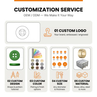 Boutons en résine écologiques à 4 trous avec logo personnalisé pour vêtements, boutons de chemise blanche, boutons de vêtements en polyester, personnalisables