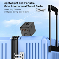 Adaptador de viaje Universal Power Universal USB Cargador mundial Enchufe eléctrico Adaptador de viaje universal Cargador Barato de viaje