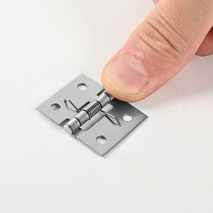 <b>Spring</b>-loaded <b>Hinge</b> 1-inch Automatic Closing Door Window Cabinet <b>Hinge</b> With Screws Minimalist Design 180 Degrees Opening Angle - Product Image 3