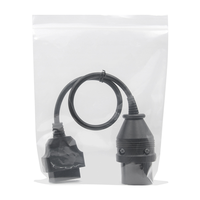 Car OBD2 for Mercedes Benz MB 38Pin to OBD OBDII 16 Pin Diagnostic Adapter Connectors Cable