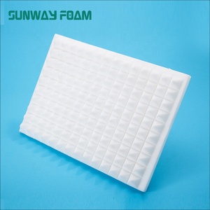 Nhà Sản Xuất Hình Dạng Kim Tự Tháp Hấp Thụ Âm Thanh Và Giảm Tiếng Ồn Melamine Miếng Bọt Biển Ngọn Lửa Chống Cháy Khối - Product Image 1