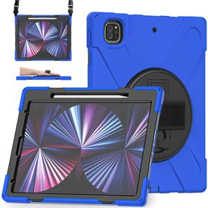 Funda trasera a prueba de golpes Funda de silicona para tableta de <span class=keywords><strong>12</strong></span>,<span class=keywords><strong>9</strong></span> pulgadas para <span class=keywords><strong>iPad</strong></span> <span class=keywords><strong>Pro</strong></span> <span class=keywords><strong>12</strong></span> <span class=keywords><strong>9</strong></span> <span class=keywords><strong>2022</strong></span> - Product Image 4