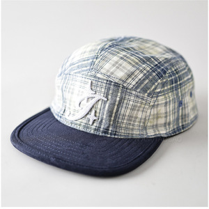 Casquette de <span class=keywords><strong>camping</strong></span> en coton à 7 panneaux avec broderie personnalisée de dessin animé, visière en daim, fermeture snapback plate, respirante, imperméable, unisexe, style vintage streetwear - Product Image 5