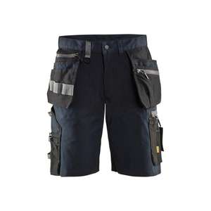 BLAKLADER - 159813438699C56 Craftsman <b>shorts</b> with <b>stretch</b> Dark navy/Black - EAN 7330509722015 <b>WORK</b> TROUSERS <b>WORK</b> <b>SHORTS</b> - Product Image 1