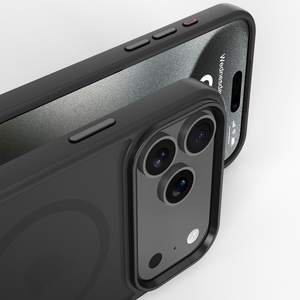 Custodia Magnetica Antiurto per iPhone 17 Pro Max, Effetto Pelle Opaca, Bordo in Pelle, Sottile - Product Image 5