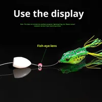 Accessoires de pêche : Perles fluorescentes DIY en plastique lumineux effet œil de poisson pour la pêche en mer et sur la plage, attirant les poissons