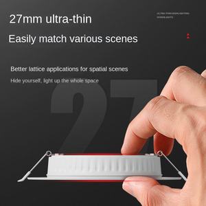 Luminaria <span class=keywords><strong>LED</strong></span> Empotrable Ultrafina de Acero Inoxidable, 12W, 6 Pulgadas, Abertura Dedicada de 75cm, Iluminación Zhongshan - Product Image 3