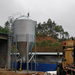 ระบบจัดเก็บอาหารสัตว์ปีกไก่ นอร์ธแอนด์ฮัสบันด์รี 14 ตัน แบบอัตโนมัติ พร้อมระบบลำเลียงแบบเกลียว  ไซโลเก็บข้าวโพด  พร้อมซับในสำหรับโรงเรือน  ชุบสังกะสี - Product Image 5