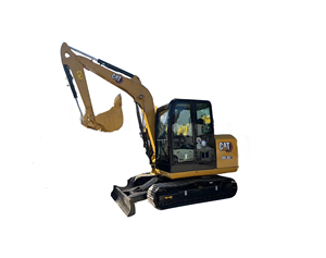 Precio bajo usado Caterpillar CAT305.5 Mini excavadora 5ton 2021 modelo 47kW máquina excavadora sobre orugas - Product Image 1