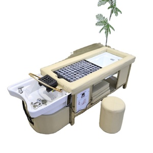 Kisen Fumigated Bed Shampoo Head Spa Equipment Foot <b>Bath</b> Sauna Dome Body Massage Table for High-end Salon - Product Image 1