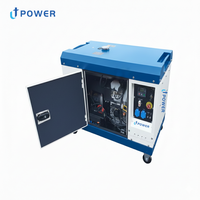 Générateur diesel silencieux triphasé 5 kVA avec démarrage automatique et démarrage à distance ATS, alimentation de secours fiable pour la maison