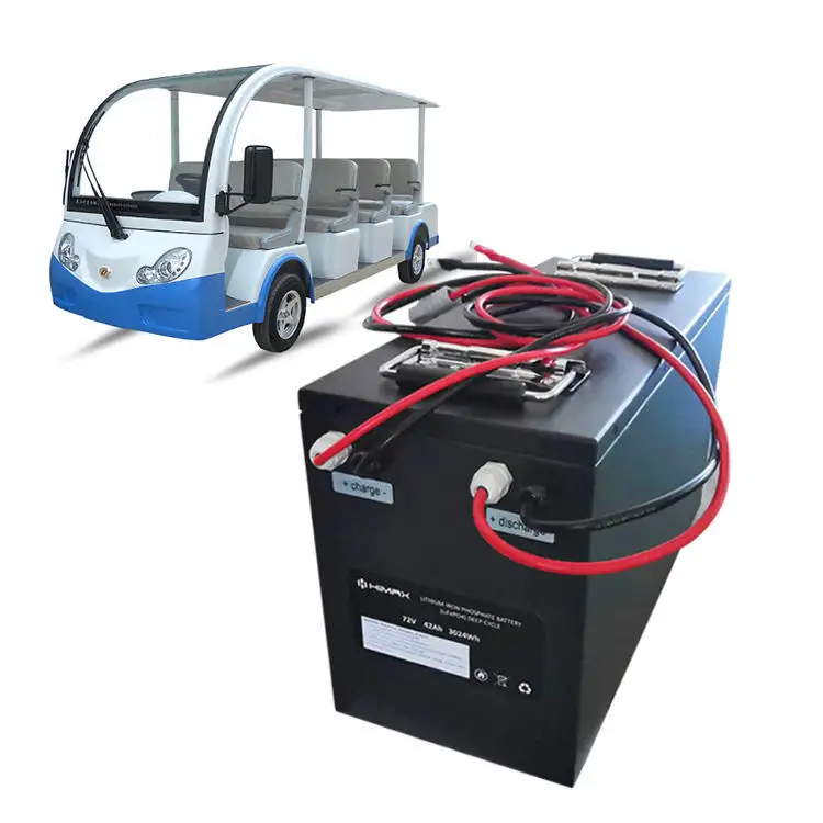 72 volts lifepo4 batterie 72 v 100ah EV batteries pour voiturettes de golf véhicules bateaux moto
