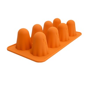 Molde de Silicona con Forma de Fantasma de 8 Cavidades, para Halloween, DIY, Gelatina, Chocolate, Dulces, Cubitos de Hielo, Repostería, Herramienta de Cocina para Fiestas - Product Image 2
