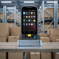 جهاز كمبيوتر محمول Chainway C6000 مع ماسح ضوئي للباركود ثنائي الأبعاد من زيبرا، جهاز PDA صناعي متين للخدمات اللوجستية والمخزون، هاتف ذكي متين يعمل بنظام أندرويد