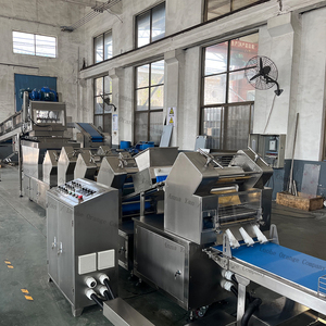Machine automatique de fabrication de nouilles sèches chinoises <span class=keywords><strong>Chow</strong></span> Mein en acier inoxydable 280 <span class=keywords><strong>kg</strong></span>/h, machine à rouler la pâte à farine - Product Image 5