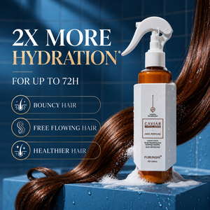 Spray protector de calor con colágeno y caviar, biotina, perfume capilar sin enjuague, hidratante, anticaída, para aumentar el volumen del cabello. - Product Image 4