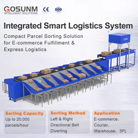 Máquina Clasificadora de Paquetes de Diseño Lineal Compacto, Banda Estrecha, Alto Rendimiento, Alta Precisión y Resistente al Calor para Logística de Comercio Electrónico